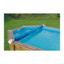 Enrouleur de bâche à bulles pour piscine en bois Ubbink Éco