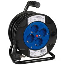 Solera - Enrouleur De Cable 15m 3x1,5mm Avec 4 Prises Bipolaires Et T/Tl . 7423/2