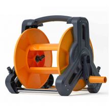 Enrouleur de tuyau d'arrosage, support de tuyau d'arrosage de jardin, chariot de rangement pour tuyau de 25 m, chariot de support de tuyau d'arrosage