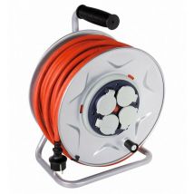 Dhome - Enrouleur électrique professionnel à moyeu fixe ho7 rn-f 3g 2,5 mm² 40 mêtres