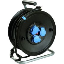 Sodise - Enrouleur électrique spécial chantier 3G 1.5 mm² 25M avec 4 prises - S01570