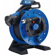 Hedi - Enrouleur lectrique plastique 40m Stecker-Typ e H07RN-F 3G2.5