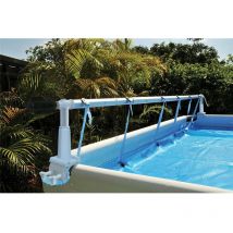 Piscineo - Enrouleur piscine hors sol pour bâche à bulles Solaris ii