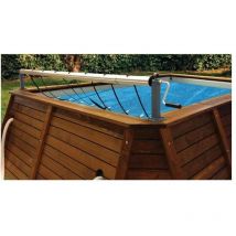 Enrouleur piscine hors sol pour bâche à bulles Vali