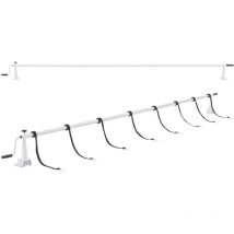 Enrouleur pour bâche de piscine à longueur réglable 147-555 cm