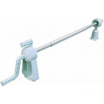 Aqualux - Enrouleur Télescopique Piscine Hors Sol - Gain De Place - Mobile Sur Un Axe - Special Couverture Solaire Bâche à Bulles Été