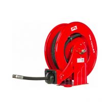Mw Tools - Enrouleur huile 10 m ø 1/2 160 bars Acier Peint avec enroulement automatique et support mural fixe SHO1210