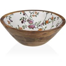 Versa Home - bol esmaltado flores silvestr