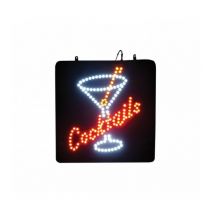 Interface Plv - Enseigne lumineuse led intérieur Cocktails