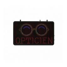 Interface Plv - Enseigne lumineuse led intérieur Opticien Binocle