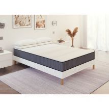 Deco In Paris - awan - Ensemble 160x200 sommier tapissier + Matelas en mousse 20 cm - awan
