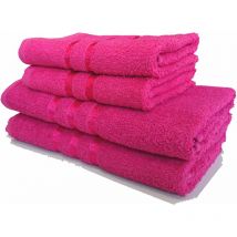 Ensemble 3 Serviettes 50 x 90 cm - Rose