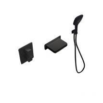 Pack mitigeur bain douche thermostatique encastré carré paini Ruby Noir Mat