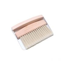 Ensoleille - Ensemble Balai Brosse Tablepelle Poussière: Pelle à Poussière et Brosse à Main Brosse à Main en Bois Pellepoussière Balai à Farine Mini