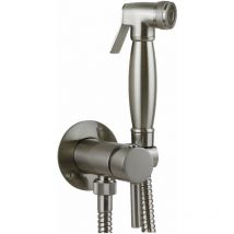 Sphera Docce E Accessori - Ensemble bidet avec mitigeur et douche en laiton finition nickel brosséPollini Acqua Desing D09181203NS Nickel brossé