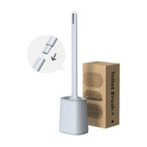Ensemble brosse de toilette et support, brosse de toilette à long manche, brosse de toilette murale, brosse de toilette flexible,