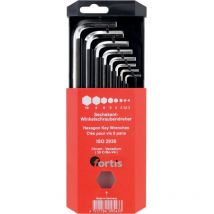 Ensemble clé allen 2-10mm Fortis