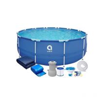 Viking Choice - Piscine Hors-sol Tubulaire - complète - 305x76 cm - avec pompe