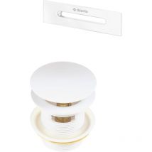 Ensemble d'accessoires de baignoire en blanc mat deante KYYA10B Blanc mat