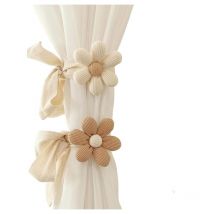 Ensemble de 2 cordes à rideaux, cordes à rideaux décoratives pour le bureau à domicile, accessoires de rideaux