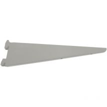 Plaque de guidage double fermeture éclair 17 cm gris (ud)