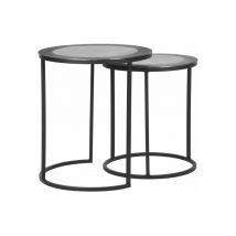 Label51 - Ensemble de 2 tables basses Pair Frêne antique