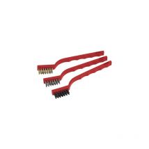 Brosse Métallique Laiton, Acier, Nylon 3 Pièces Meister Werkzeuge 800082 1 Set