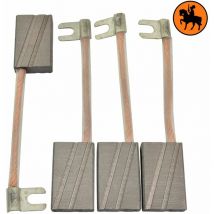 Ensemble de 4 balais de charbon WAGNER 358314 10x25x40mm