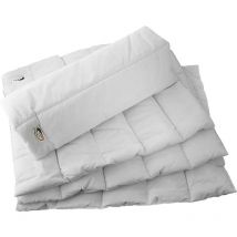 Taglia unica, Vert: Lot de 4 grandes sous-bandes en coton matelassées et matelassées