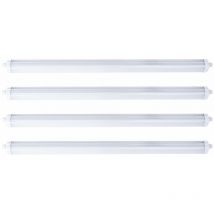 Etc-shop - Plafonnier led chambre étanche lumière chambre étanche Lampe de garage led Tube led, connexion en série, protégé contre les jets d'eau, 1x