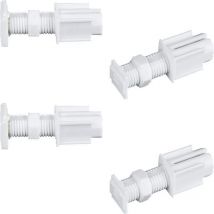 Ensemble de 4 stores accessoires sans perforation, stores tout convient, kit de support d'installation facile