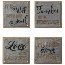 Fanmuebles - Ensemble de 4 tableaux Famille