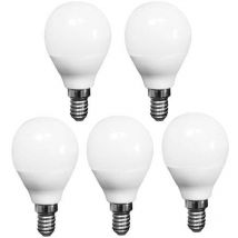 Ensemble de 5 ampoules led- 5W - 6500K° - E14 Advanced Star Epistar smd - A50