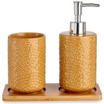 Set of ceramic square bamboo camel bath (3 pcs)