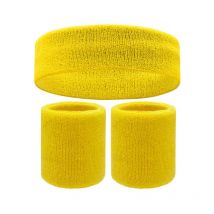 Fei Yu - Ensemble de bandeaux anti-transpiration colorés, bandeau élastique absorbant la transpiration pour le sport