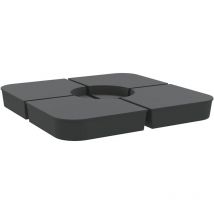 Vidaxl - Ensemble de base de parasol pour parasols à pied croisé 4pcs pp