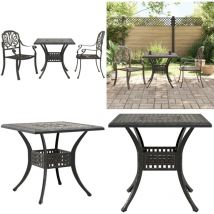 Vidaxl - Ensemble de bistrot 3 pcs bronze aluminium coulé - Ensemble De Bistrot - Mobilier De Jardin - Salon De Jardin - Table De Jardin - Chaises De