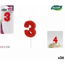Set of candles Algon 36 pièces)