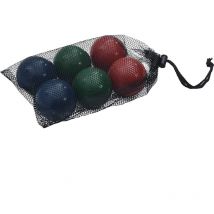 Ensemble de boules Bocce 8 pcs sac de transport bois pin massif Vidaxl