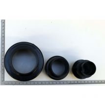 Lot de 4 adaptateurs pour l'aspiration des copeaux - Compatibles avec les aspirateurs DC100 & DC500 - Scheppach