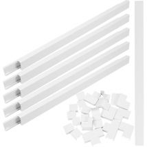 Feiyue - ensemble de cache-câbles ménagers, cache-câbles, cache-câbles, pièce de gestion