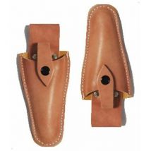 Gabrielle Ensemble de ciseaux à branches de fruits en cuir 2 pièces sécateur étui épais cisailles à branches gaine de protection tondeuse