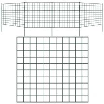 Ensemble de clôture d'étang Clôture d'étang Kit de clôture sous-arcade Clôture de jardin Droit