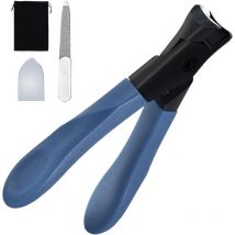 Treetalk - Ensemble De Coupe-ongles à Grande Ouverture – Ciseaux De Manucure Pratiques En Acier Inoxydable Avec Lime à Ongles – Coupe-ongles à Large