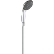 Grohe - Douchette a main Vitalio Start, pommeau de douche 1 jet, anti-brulûre et économie d'eau, facile a installer, chromé, 26...