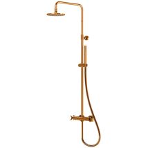 Steinberg 250 - Set de douche avec thermostat, diamètre 20 cm, rose gold 250 2721 rg