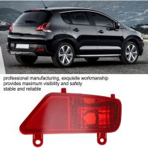 Ensemble de feux antibrouillard arrière rouges, accessoires de voiture de remplacement pour PEUGEOT 3008 2009-2016