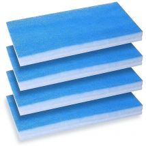 Ensemble de filtres pour cabine de pulvérisation d'aérographe Airbrush Hobby, filtre de remplacement pour cabine en fibre de verre compatible avec le