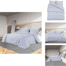 Ensemble de housse de couette Gris 260x240 cm Coton - Ensemble De Housses De Couette - Ensembles De Housses De Couette - Housse De Couette - Ensemble