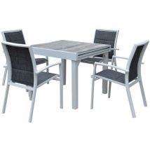 Salon de jardin moderne 4 personnes Modulo